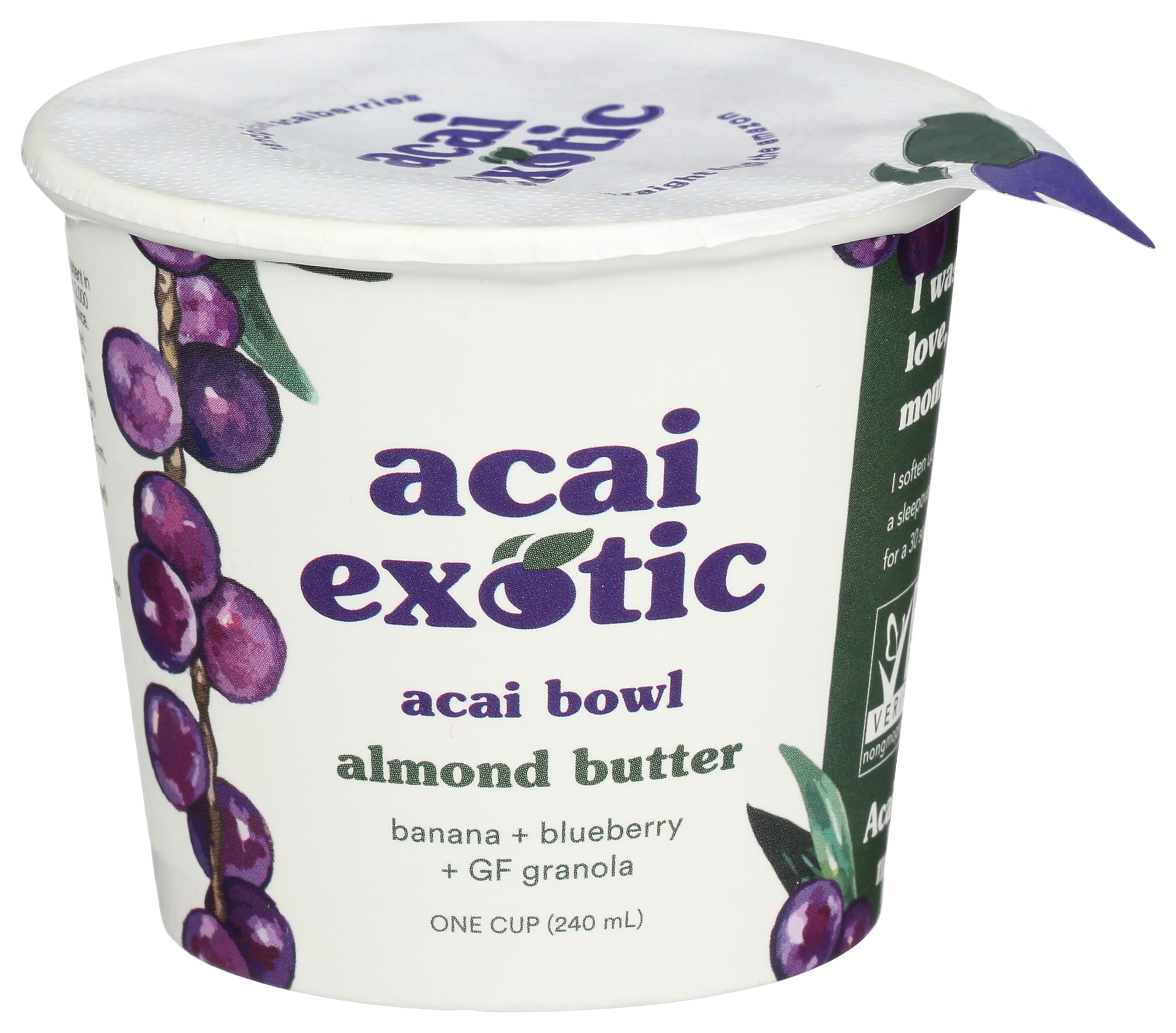 Amazon.com : Acai Exotic Almond Butter Bowl - Acai Bowls Made with
